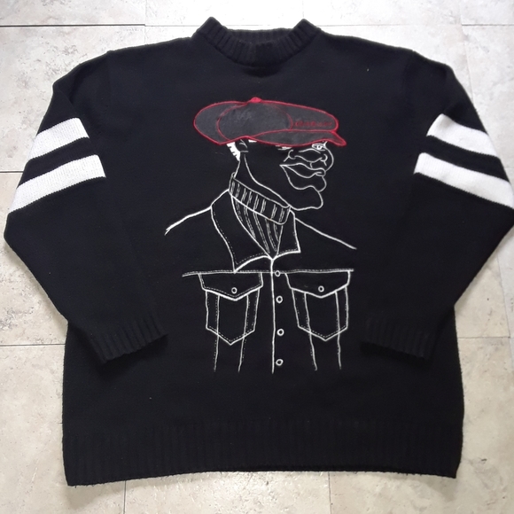 Vintage Platinum Fubu Fat Albert Knitted Sweater Rudy Davis